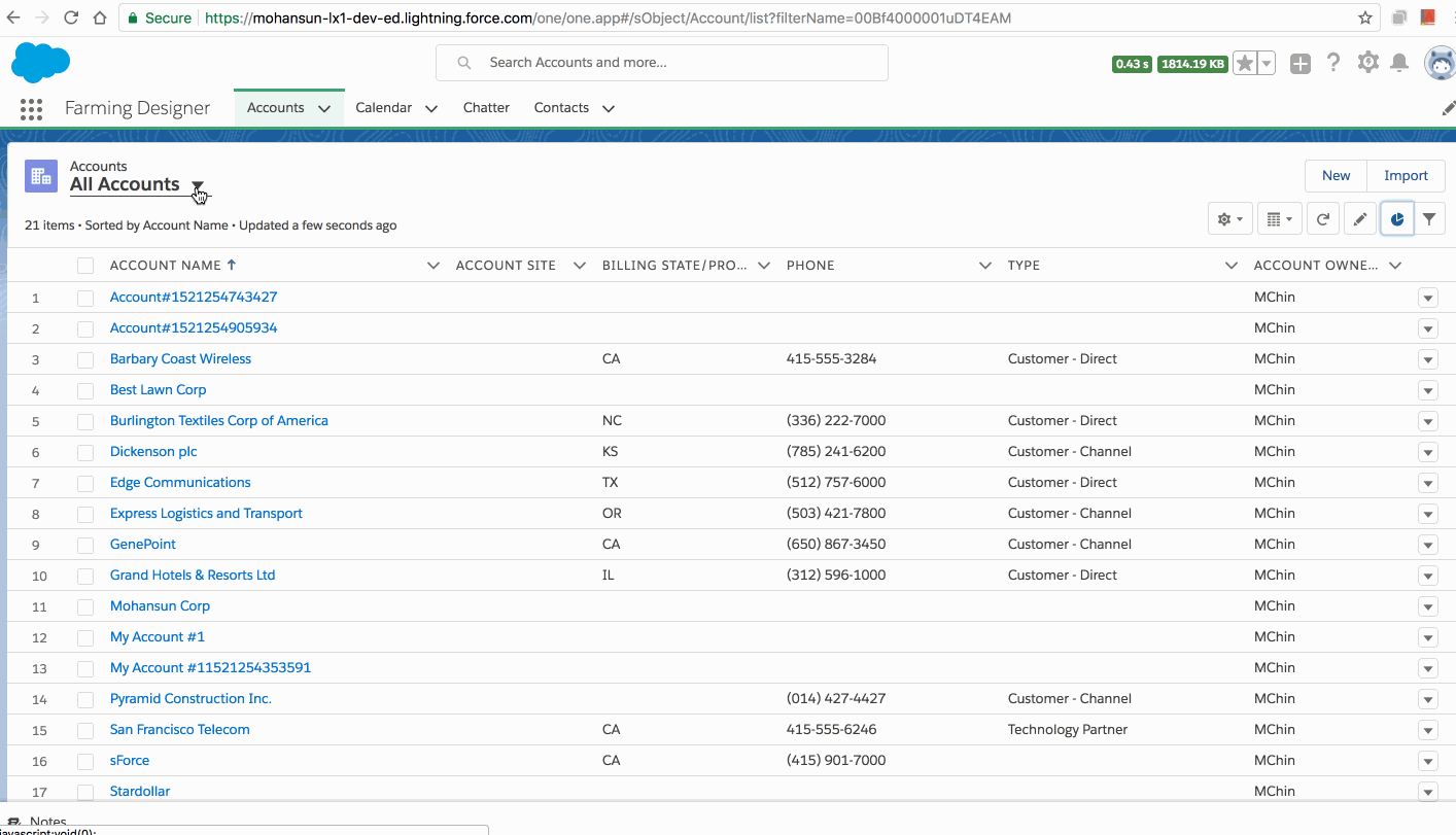 Adding List Views  and Graph